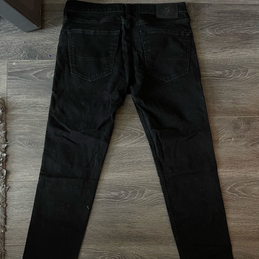 Hollister all black jeans size 32